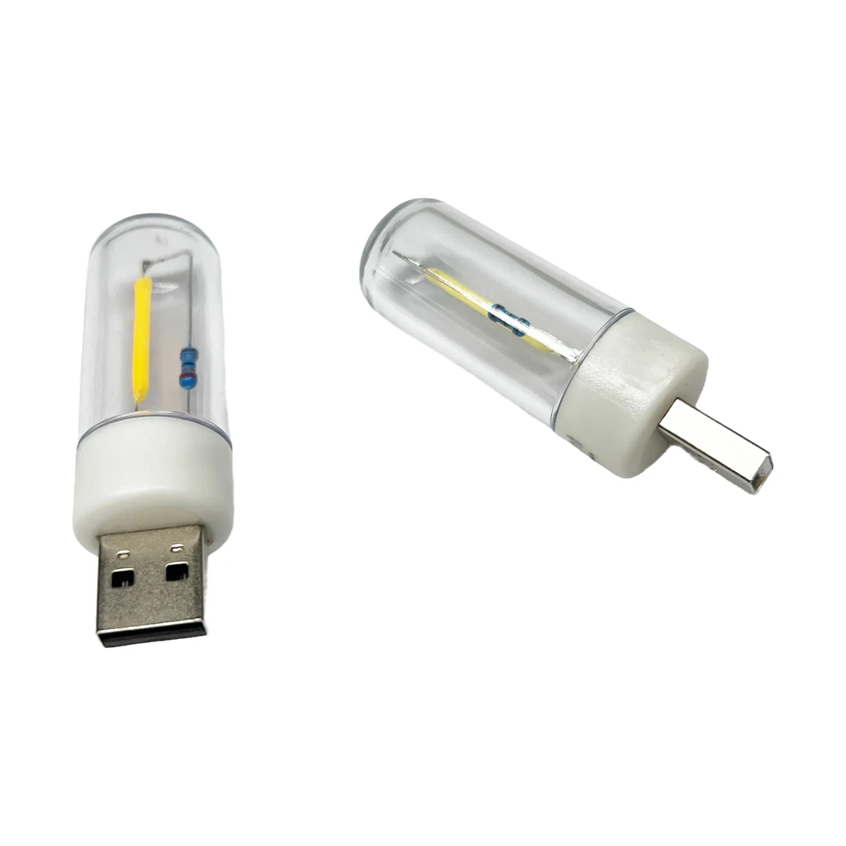 5V Mini LED COB Light Bulb Filament Portable Night Reading Lighting Lamp USB Charging Treasure Notebook Mobile Power Bulbs