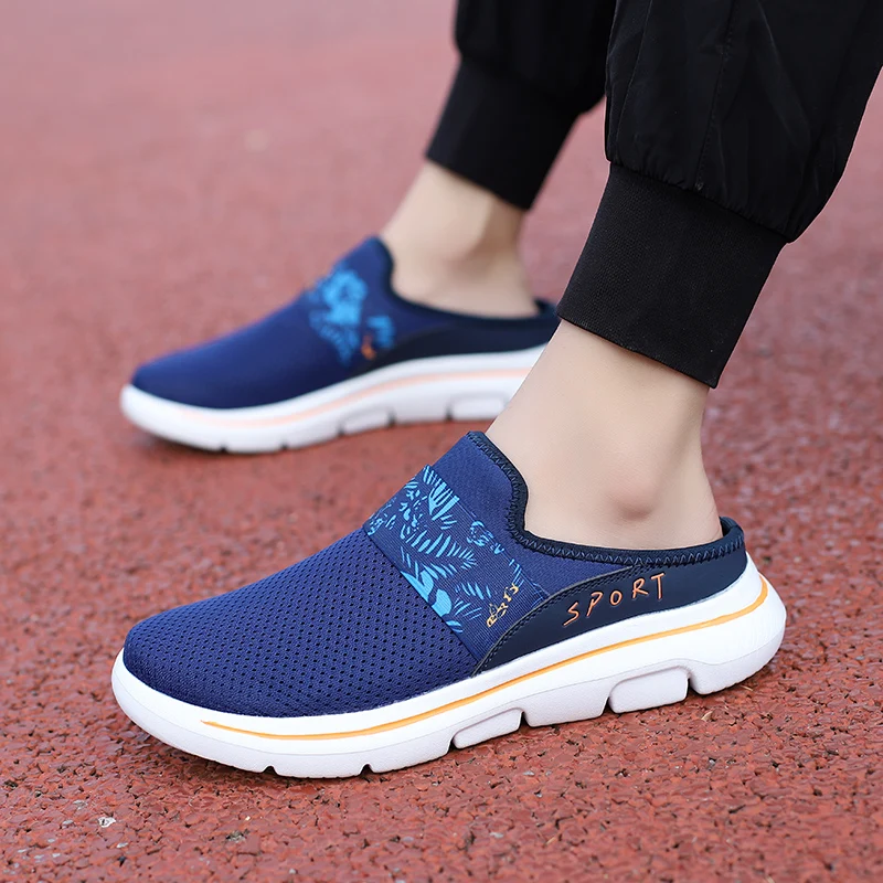 Men Woman Summer Breathable Home Indoor Slippers Men Thick Bottom Slides Fashion Casual Shoes Men Slippers Summer Breathable