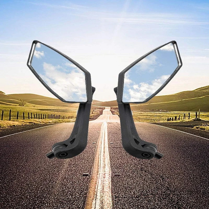 

2Pcs Motorcycle Rear View Mirrors For Motorcycle Modification And Replacement Accessories 360 Degrees For Clearer View