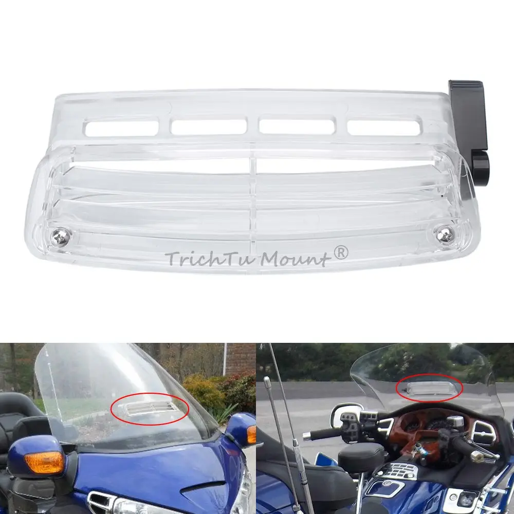 

Комплект вентиляционных отверстий для лобового стекла мотоцикла, аксессуар из АБС-пластика для HONDA Gold Wing Audio/Comfort/Navi GL1800HPN 2006-2017