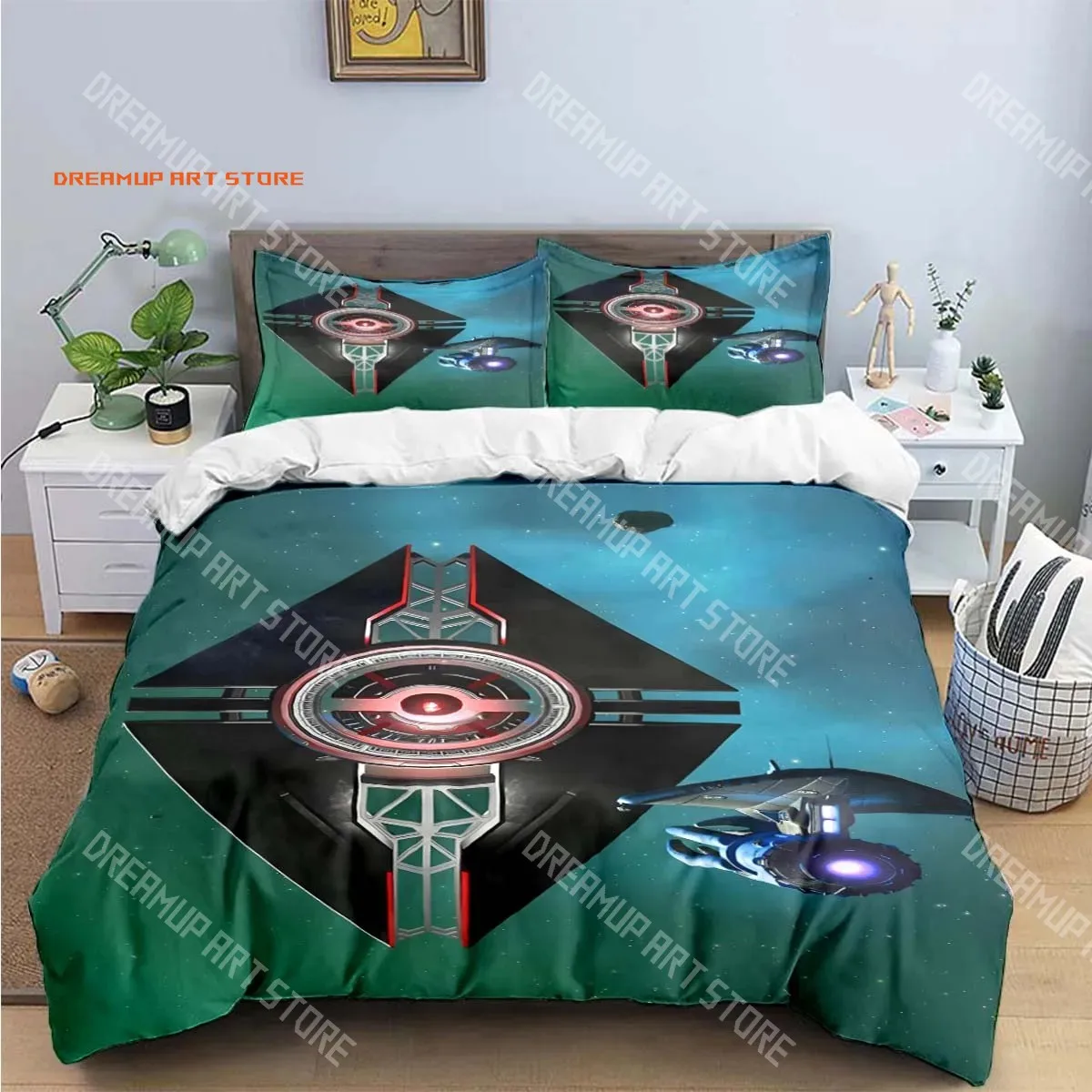2026 Fashion Anime 3D Game N-No-Man's-Sky Print Bedding Sets Bed Supplies Set Duvet Cover Bed Comforter Set Bedding Set Luxury G