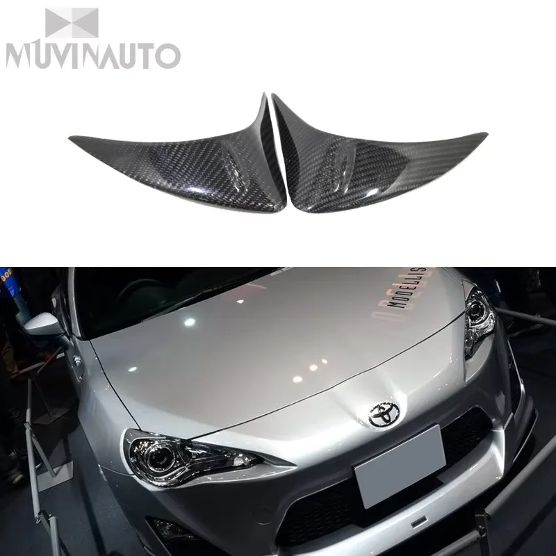 

Suitable GT86 car refitted carbon fiber headlamp shell eyebrow sticker