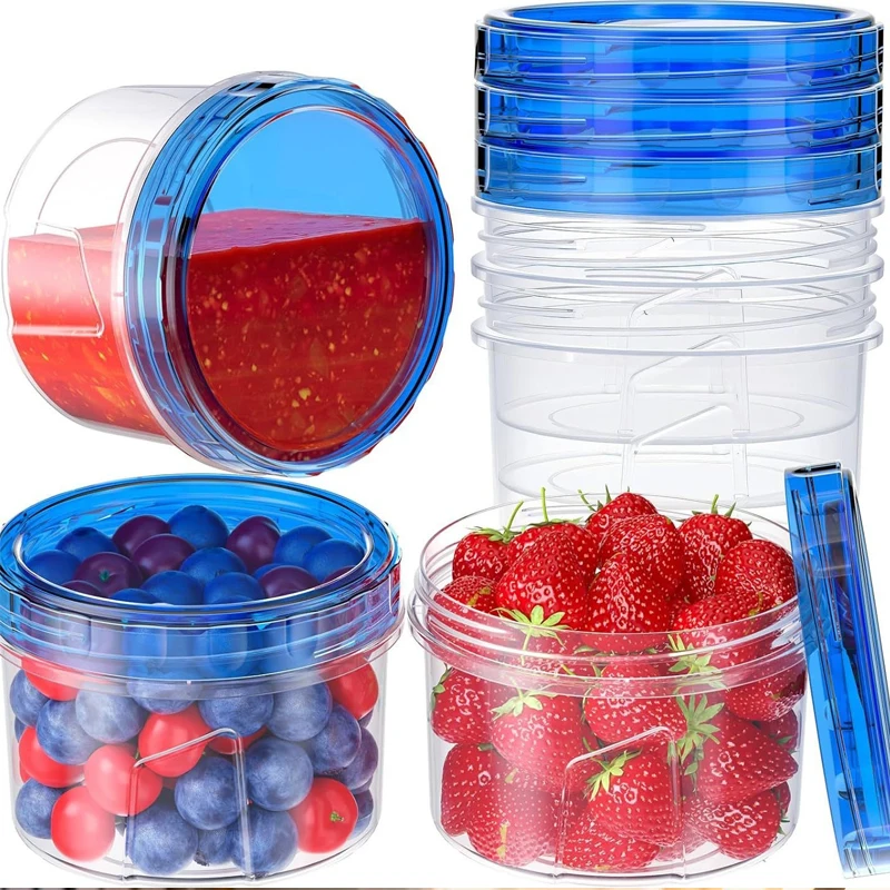 

6pcs/set Portable Baby Food Storage Box, Essential Cereal Container for Infants, Children's Snack Container, Ideal for Travel