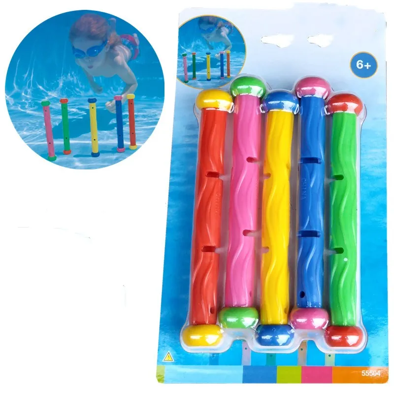 New Summer Torpedo Rocket Throwing Toy Funny Swimming Pool Diving Game Toys Children Underwater Dive Toy #CS