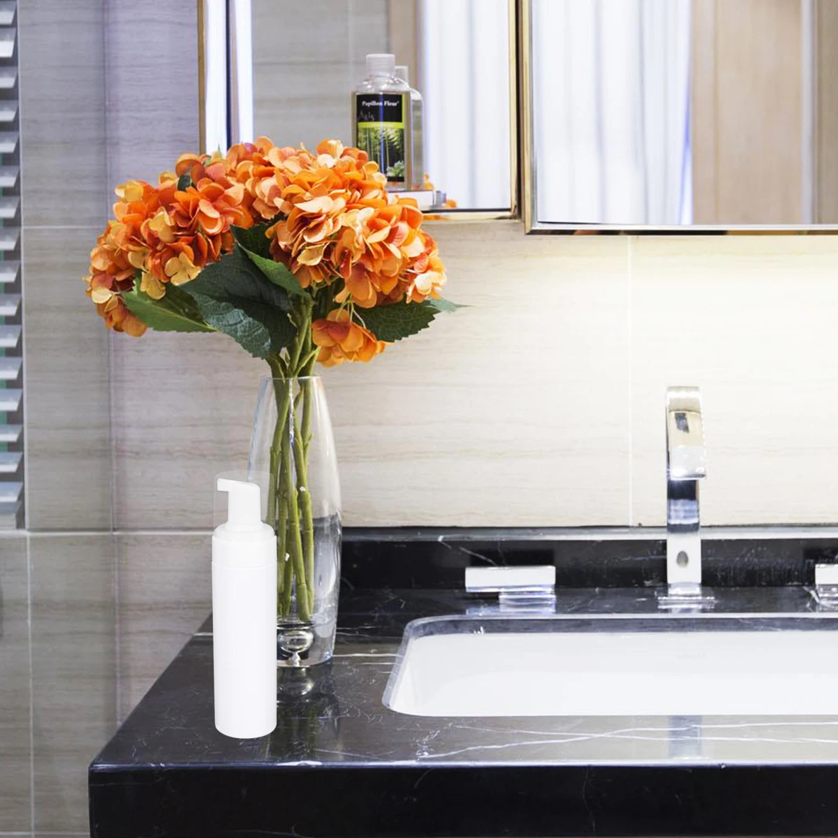 

4Pcs 200Ml Foam Bottle with Pump Dispenser for Liquid Soap Hand Bathroom Kitchen Decorative Refillable Bottle