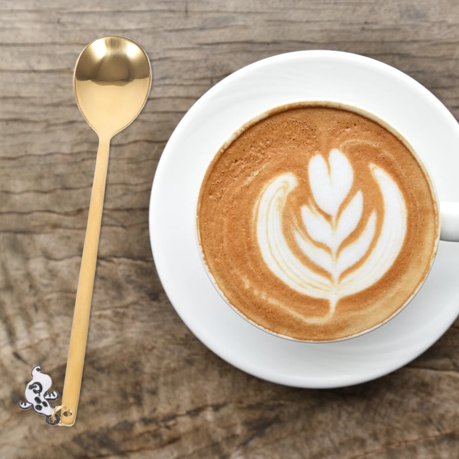 

Pumpkin Spoon Tableware Stirring Spoons Household Dinnerware Metal Coffee Cake Ice Cream Serving Mixing