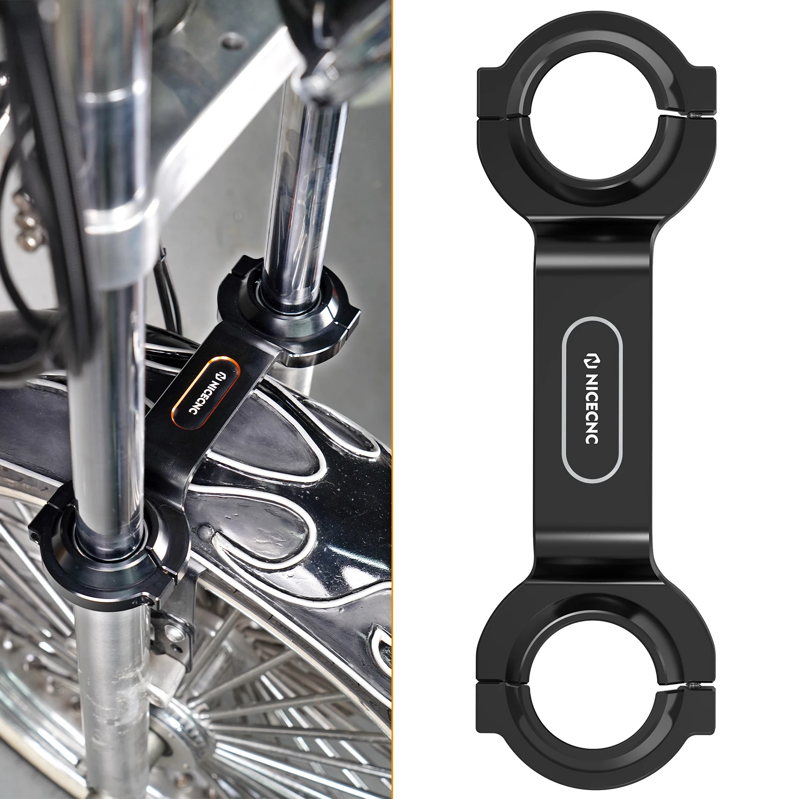 

For 2018-2020 Harley Iron 1200 XL1200NS Fork Brace Fork Stabilizer for Harley Sportster 72 XL1200V 12-17 883 Low XL883L 06-09
