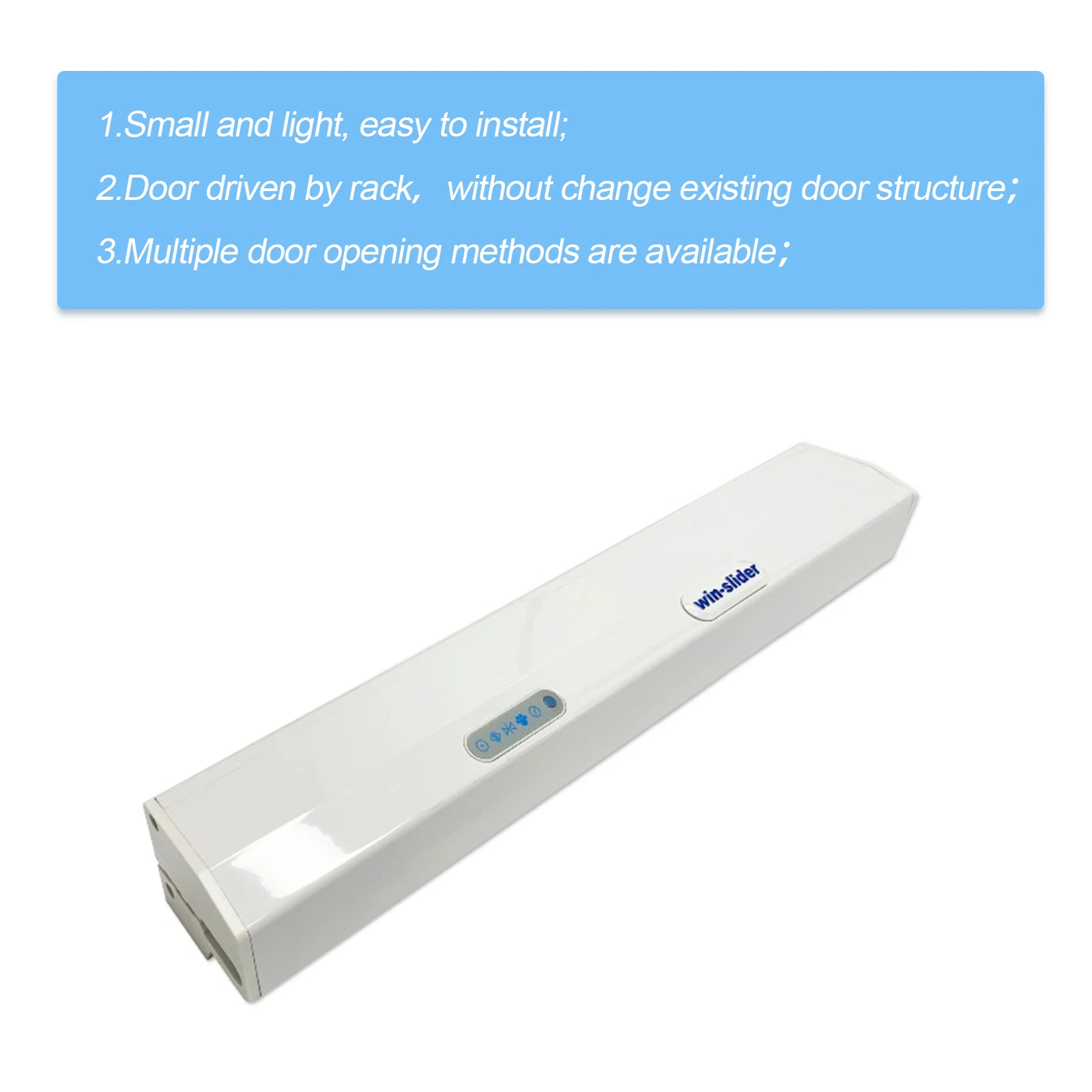 Smart Residential Sliding Door Opener, Automatic Door Operator with WiFi Access Switch,TUYA APP Control