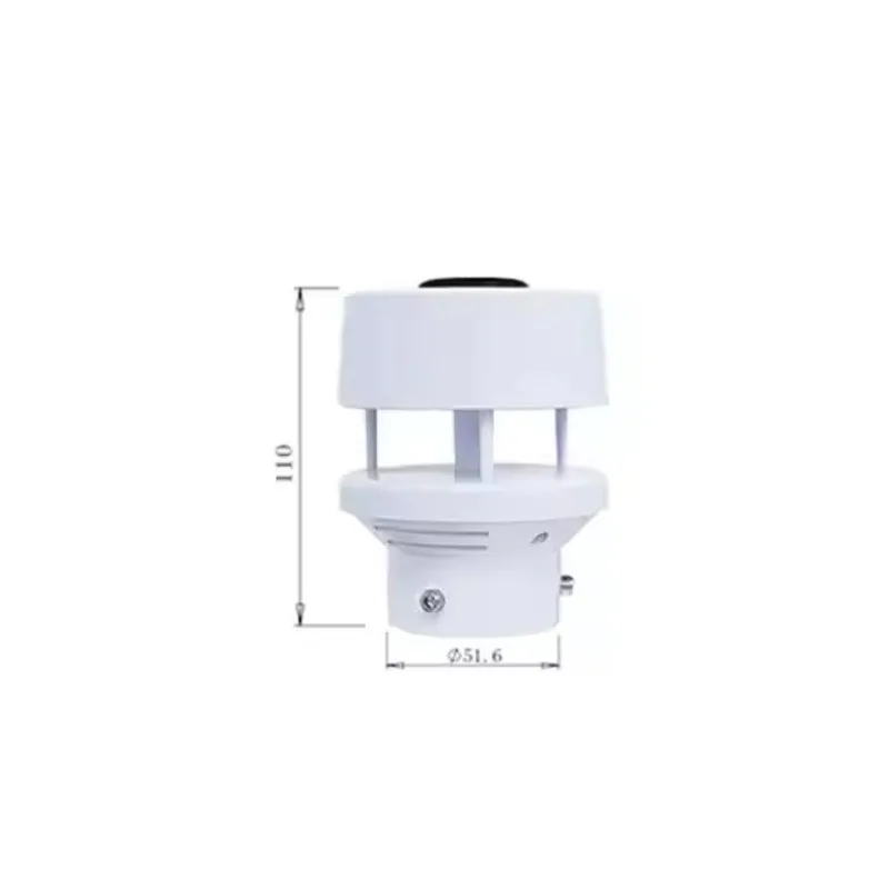 Mini Ultrasonic Anemometer Low Power 9-30VDC 5VDC RS485 Modbus Temperature Wind Speed & Direction Sensor For Weather Stations