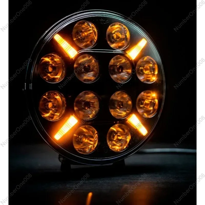 120W Light Emitting Diode Running Light, Truck 9 Inch Dot Round Off-Road Running Light