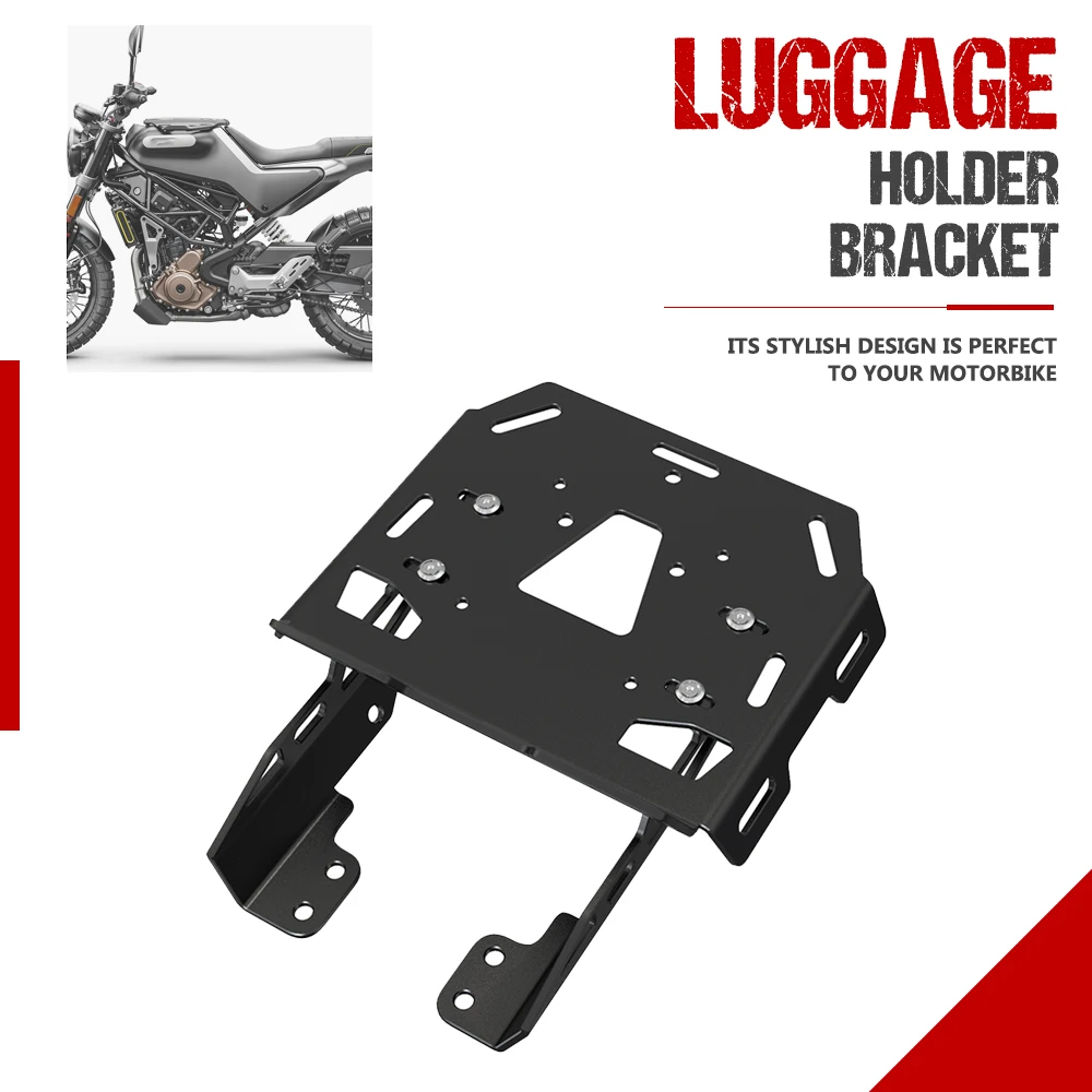 

For Husqvarna Svartpilen 125/200 Vitpilen 250/401 luggage Rack Holder Black Luggage Cargo Holder Shelf Support Bracket