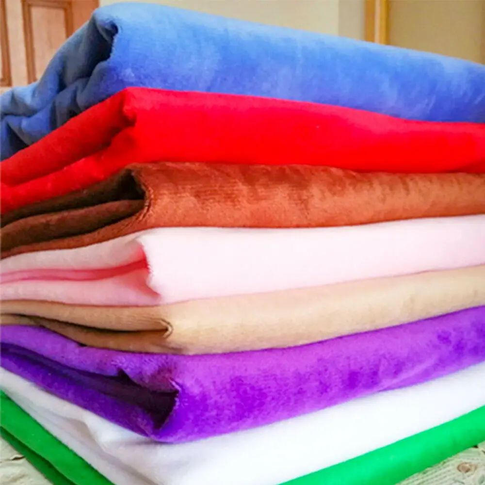 Big Size Plain Short Plush Fabric Soft For Diy Handmade Sewing Craft Cushion Pillow Sofacover Toy Blanket Home Decor Accessories