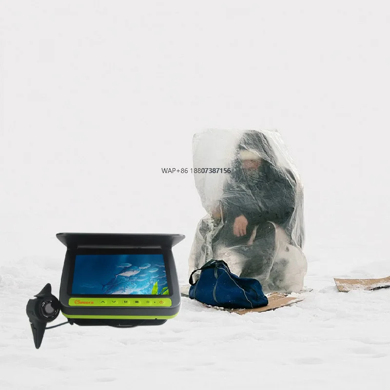 HD-5020DX 1080P HD الأشعة تحت الحمراء الصيد قطعة أثرية 5 بوصة كاشف الأسماك البصرية مع بكرة فيديو كاشف الصيد الجليد #1