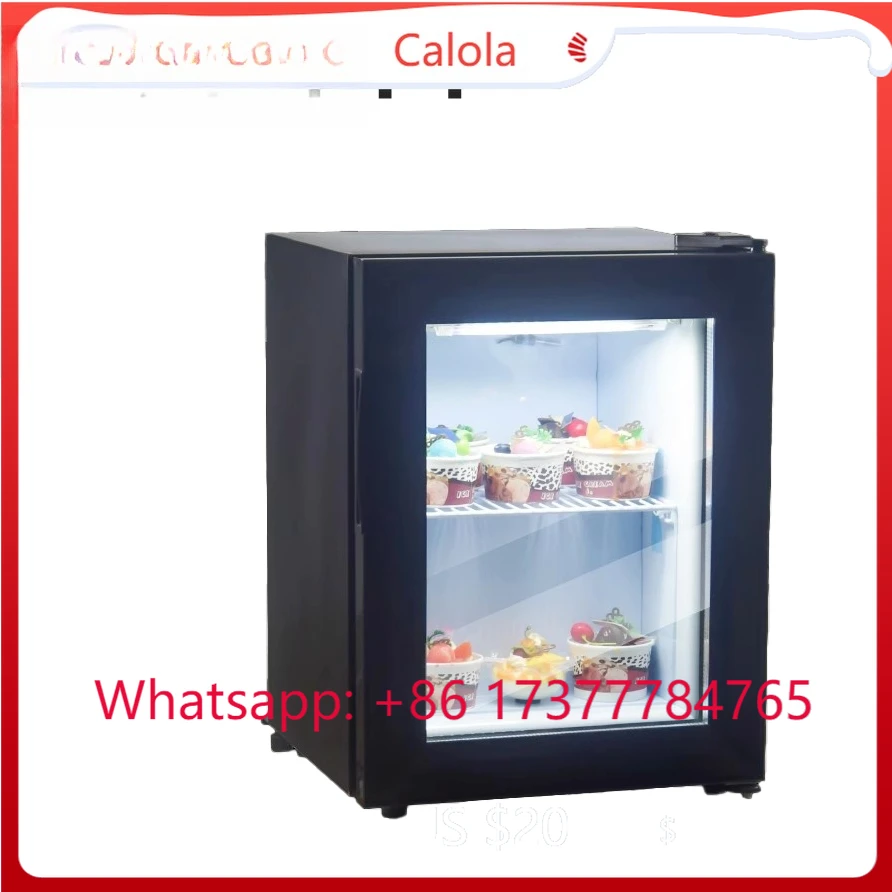 

Vertical Mini Commercial Display Freezer，-25℃ Ice Cream Yogurt Cake Snow Cone Showcase