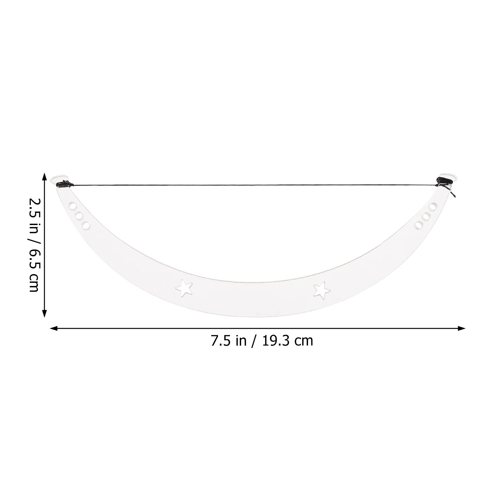 

1Set Eyebrow Positioning Ruler Durable Plastic Acrylic Flexible Eyebrow Measuring Tool for Makeup Nose Bridge Face
