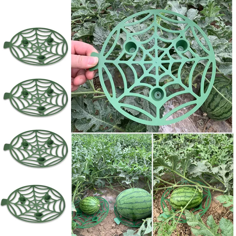 plastic Gardening Watermelon Vegetable Fruit Stand Support Tray basket Frame Holder Plant Rack Anti-Rotting protect Garden Tool