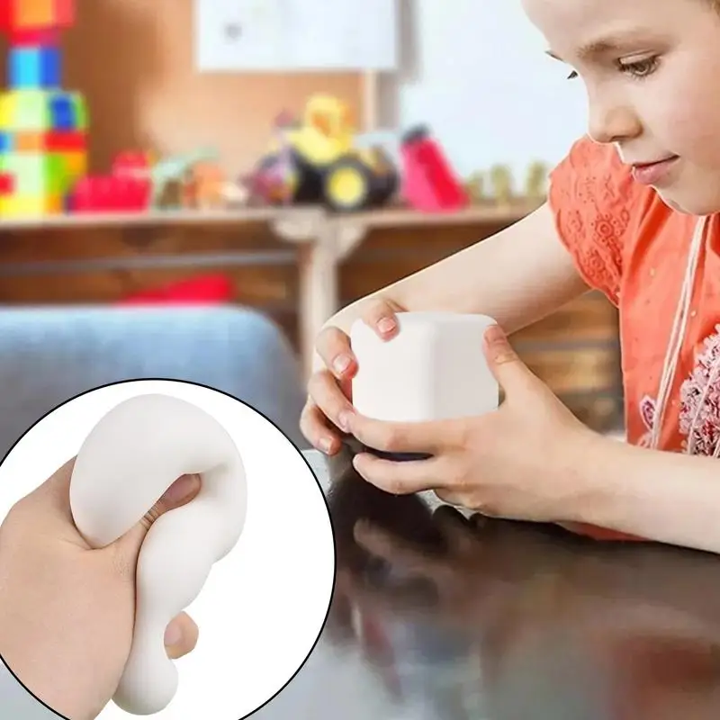 Soft Slow Rising Soothing Fidget Ball ขี้เล่นยืดหยุ่น Sensory On Edge ของเล่นสําหรับงานปาร์ตี้,รางวัล,ถุงน่อง Stuffers