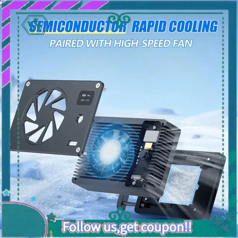 A75Q-Kamera Live-Broadcast-Kühler Micro-Single SLR Intelligente Halbleiterkühlung Kühlung Ultra-leise Lüfterkühlung