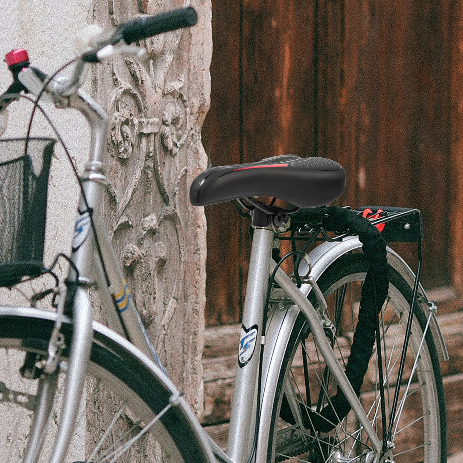 Comfortable Thickened Waterproof Bike Saddle Creative Breathable Design Durable Long Time Use Suitable Multiple Bike Types