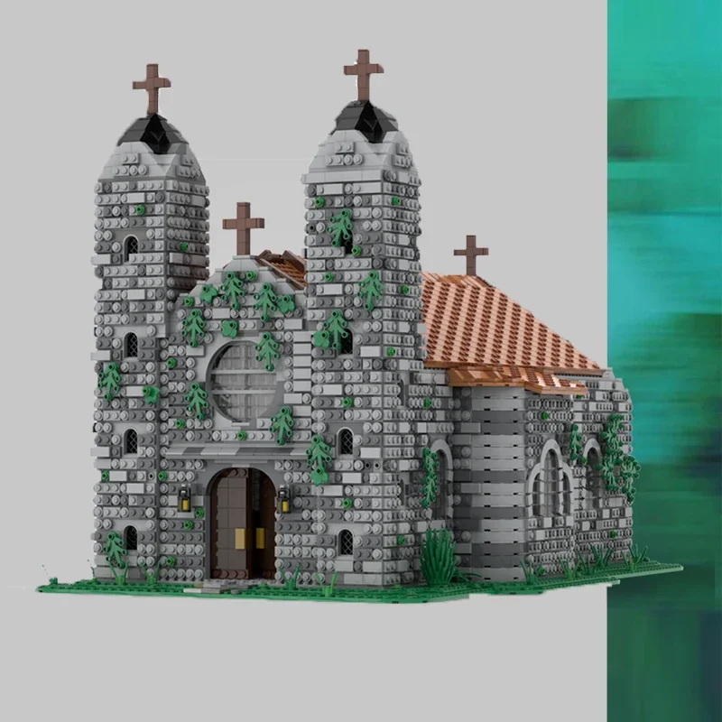 Small Medieval Village MOC Creative street view Model Custom Puzzle Architecture Education Technology DIIY Model Adults Toy Gift