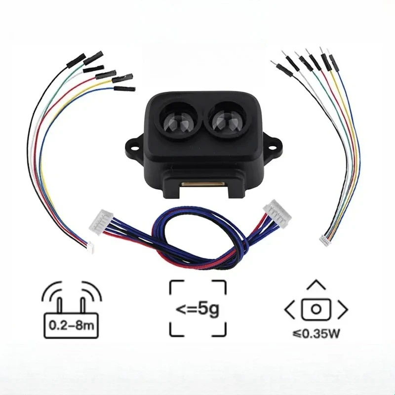 Benewake TF-Luna LiDAR Distance Sensor Module Single-Point Micro Ranging 5V UART/I2C for Pixhawk Drone Robot Obstacle Avoidance