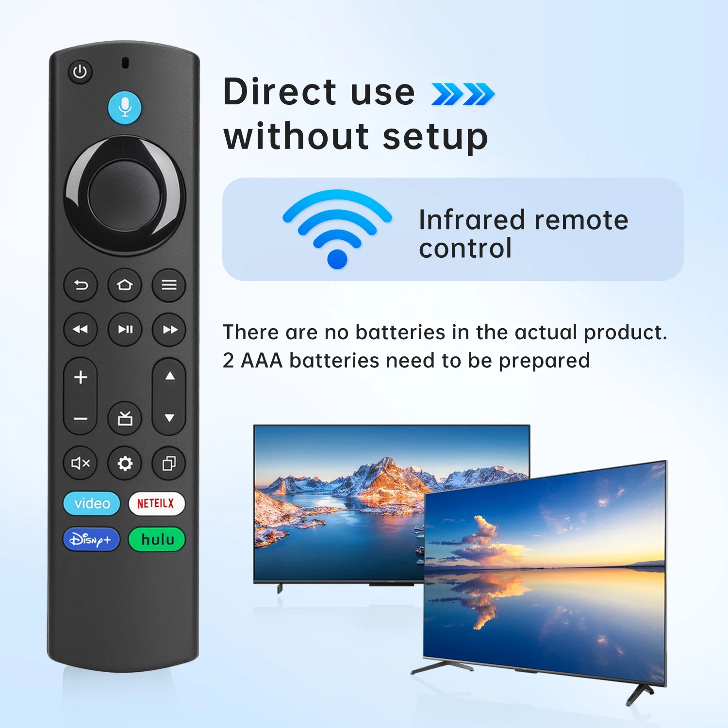 NS-RCFNA-21 Voice Remote for Insignia Toshiba Pioneer Fire TV