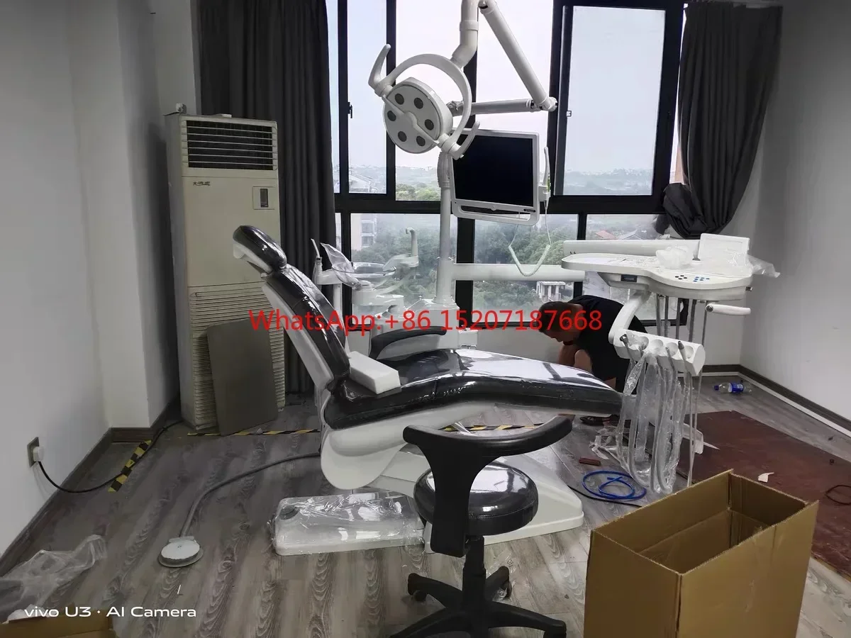 Chaise de table de traitement Chevde machine dentaire de luxe avec ensemble complet de SIN-DDU05