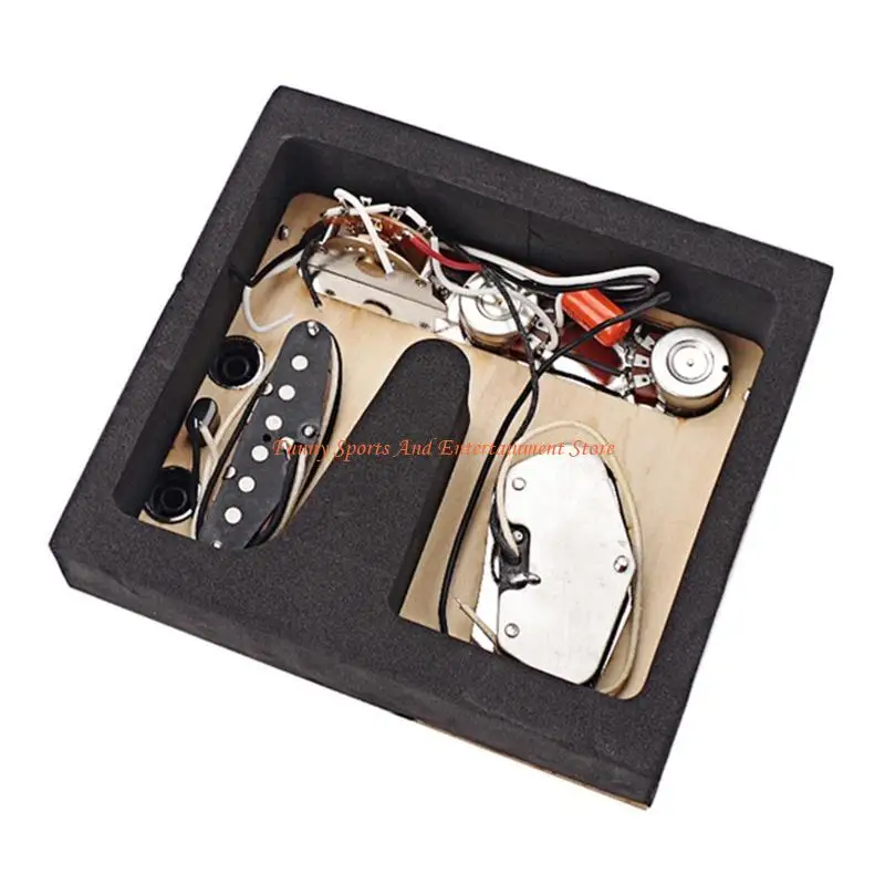 

C4DE Pickup Set Pickups Guitar Neck/Middle/Bridge Pickups Staggered for Pickups Replacement Set