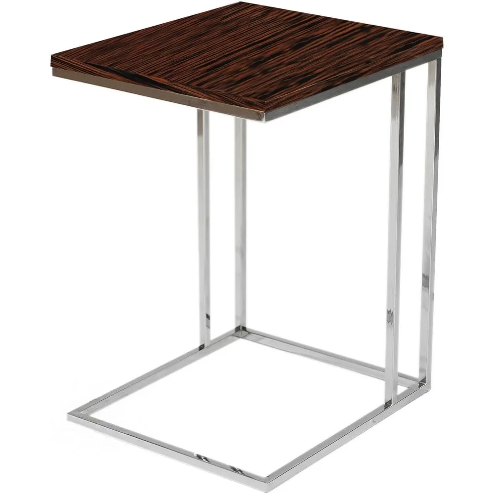 طاولة جانبية للكرسي من خشب القمح مستطيلة - تصميم حديث لمساحات المعيشة المنزلية #5