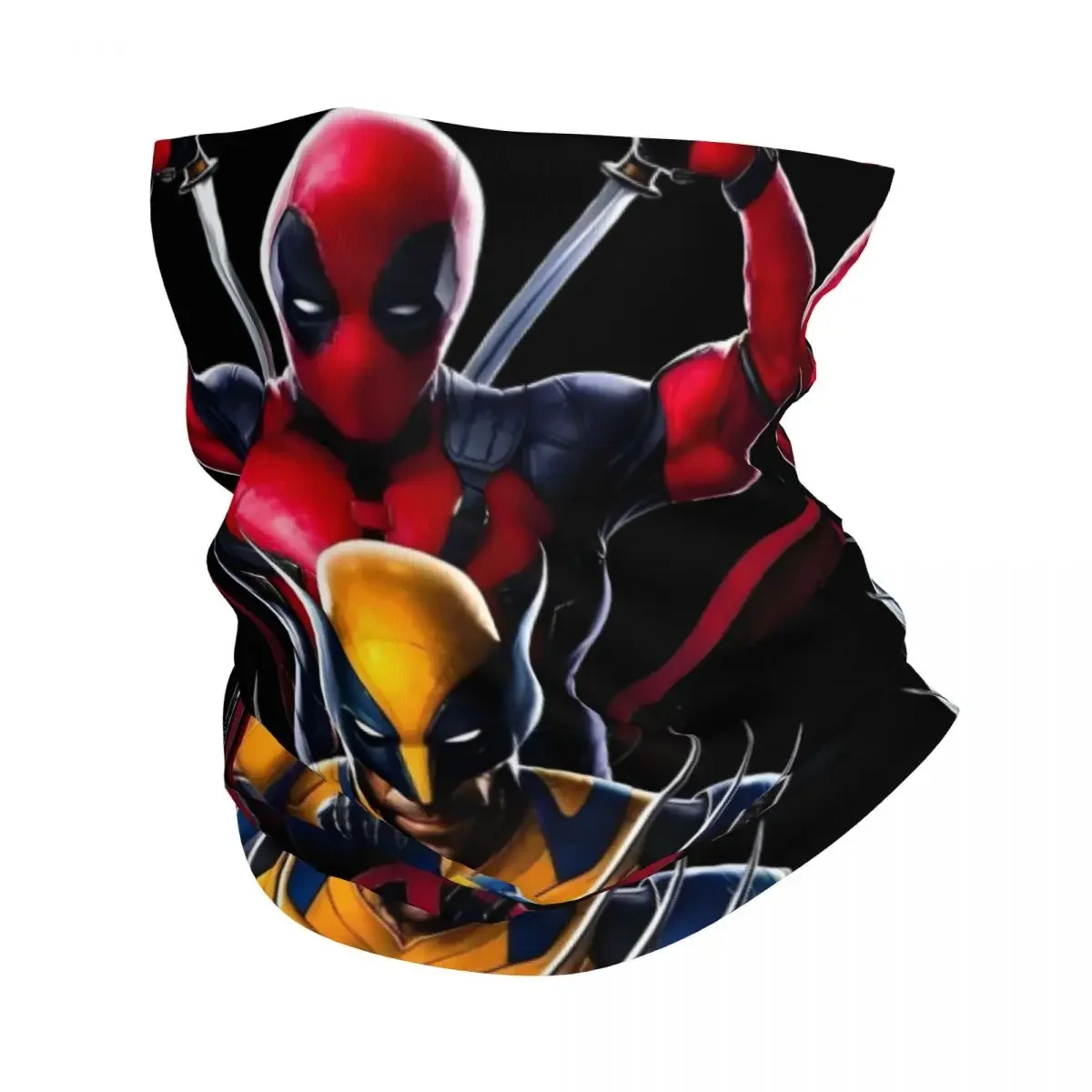 Deadpool & Wolverine & Bandana Film Gaiter leher Motocross wajah syal hiasan kepala dewasa dapat dicuci