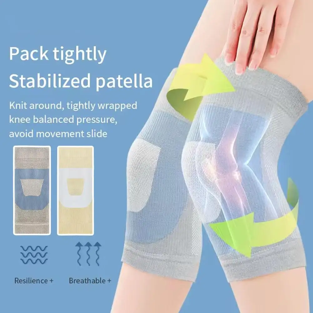 

New Japanese Silk Thin Knee Pads For Air Conditioned Room In Summer Winter Warm Joints For Cold Legs ﻿ J8V9