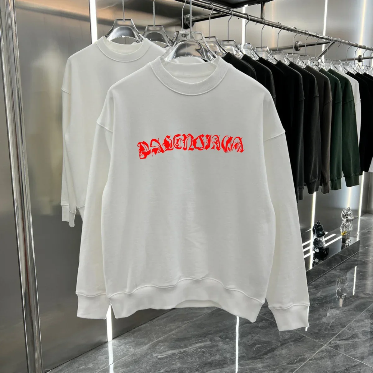 Woll-Sweatshirts für Herren und Damen, Hip-Hop-Streetwear, Sweatshirts, Markentrends, Mode, Herbst/Winter, 2024