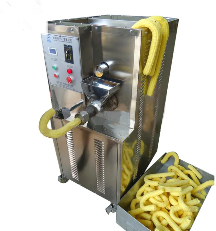 220V/110V Large output Ice Cream Corn Extruder Machine/Hollow Tube Corn Stick Extruder