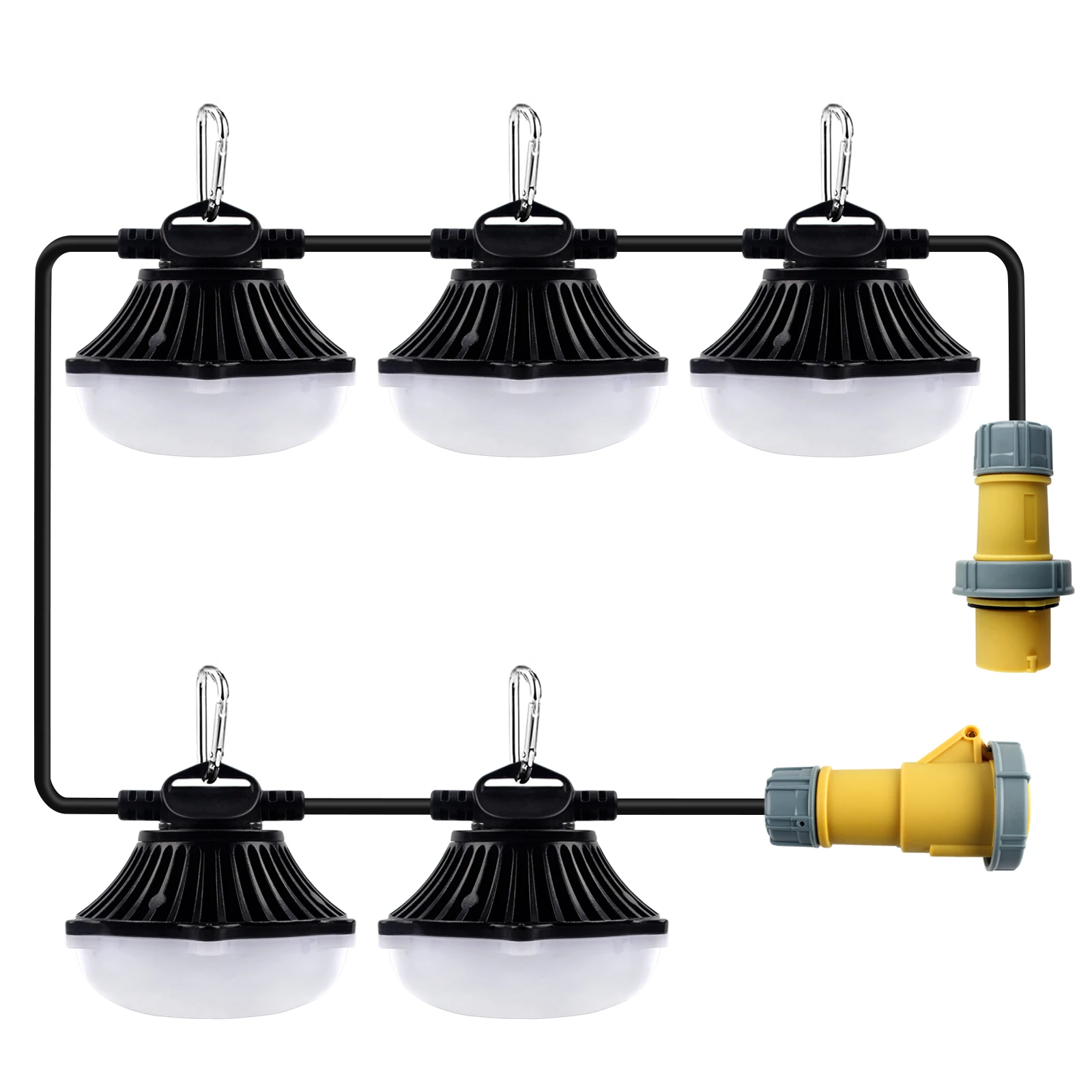 Outdoor Light Emitting Diode Working String Light 10 Bulbs Temporary Workshop & Landscape Lighting Waterproof IP65 Rating