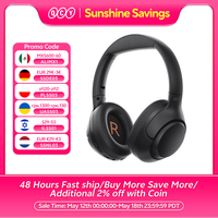 QCY H3 ANC Wireless Headphones Bluetooth 5.4 Hi-Res Audio Over Ear Headset 43dB Hybrid Active Noise Cancellation Earphones 60H