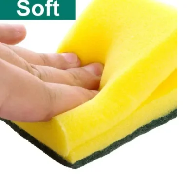 Highly Absorbent Double-Sided Sponge Magic Cleaning Pot Rust Sponge Cleaning Brush Kitchen Cleaning Tool