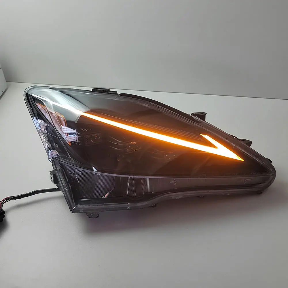 Pair Modification Car Headlight  For Lexus IS300 IS250 Headlight LED Lens 2006 2007 2008 2009