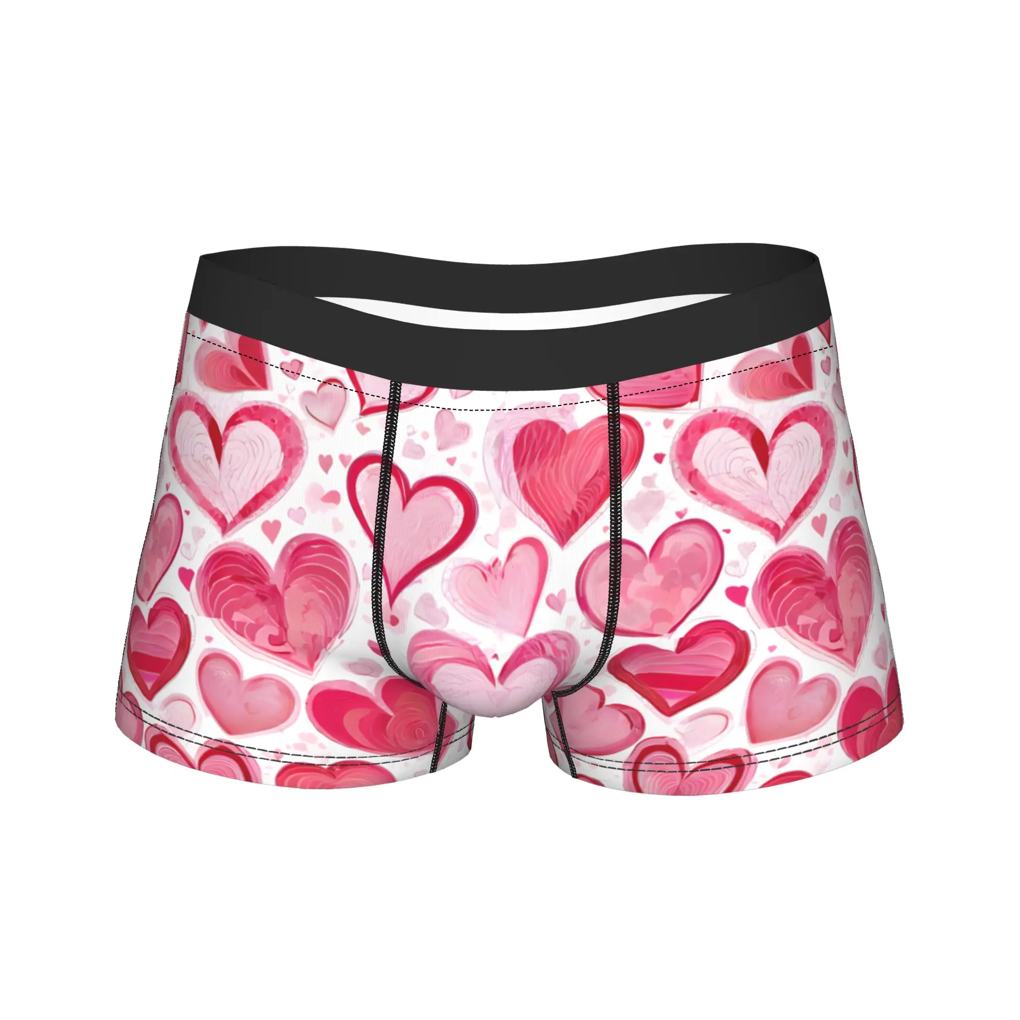 Red Heart Love Heart boyfriend Boxers Gag Gift For Man Humor Underwear  Boxer Shorts
