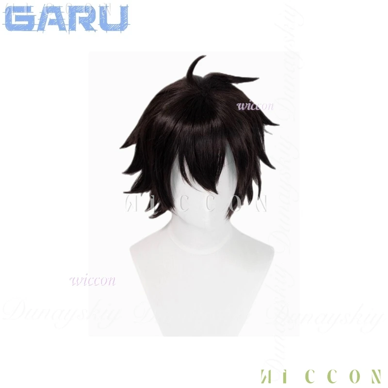 هالوين كرنفال لعبة Garu تأثيري الإنسان مثل الذئب شيطان براون شعر مستعار قصير disfraz الأخضر الأبيض ممرضة الزي تأثيري حلي Se