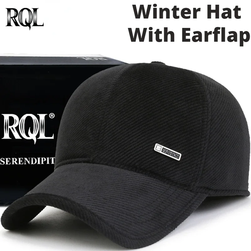 

Winter with Ears Flap for Men Baseball Cap Women Corduroy Sports Dad Hat Trucker Hat Keep Warm Windproof 2024 Snapback Outdoor