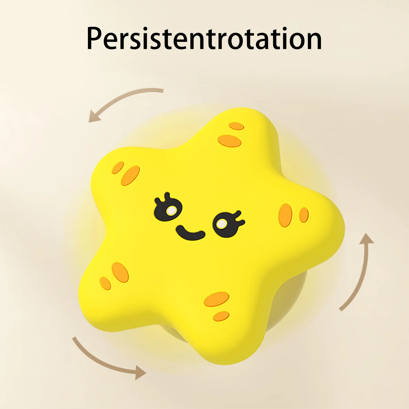 Juguete giratorio con ventosa de silicona para bebé, edredón para bebé, masticable, juego acuático, adorno giratorio para dedo