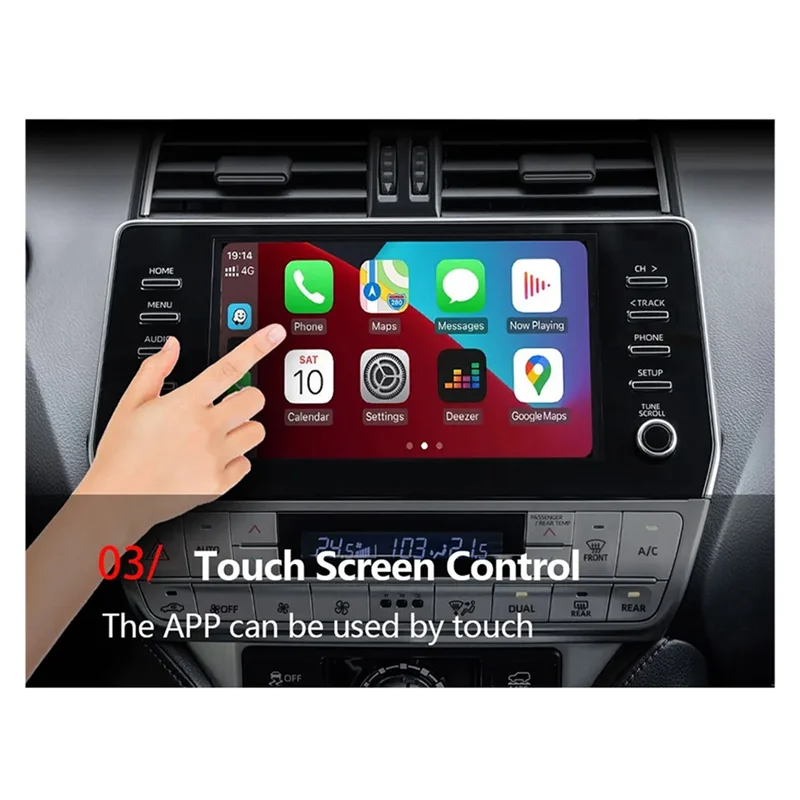 

2 In 1 Wireless Carplay Adapter USB Dongle Wired Android Auto AI Box Car Media Player Adapter Bluetooth Auto Connect