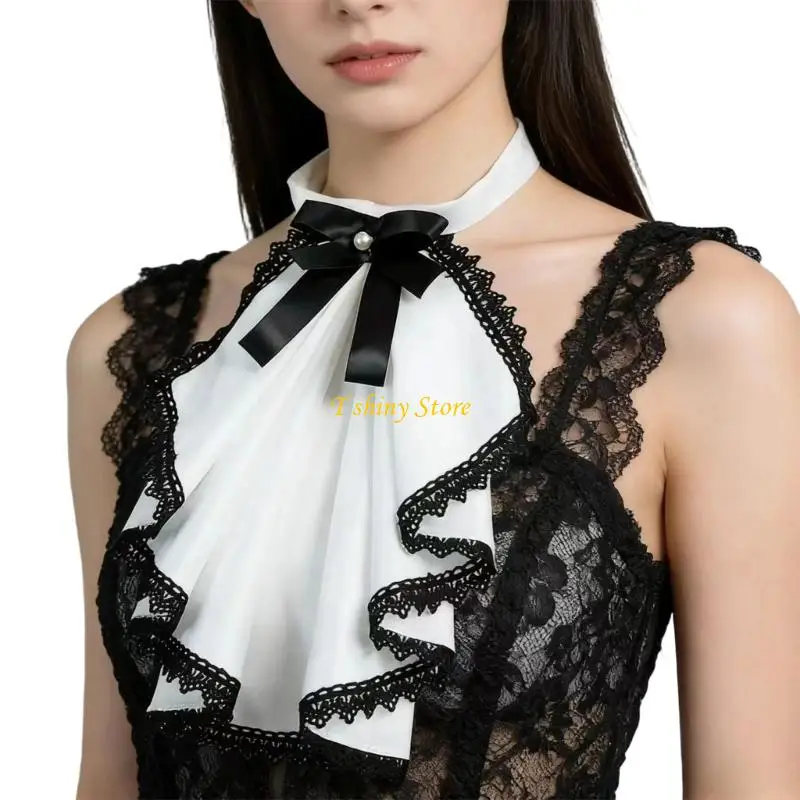 n58f-white-false-collar-decorative-flouncing-trim-with-women’s-clothing-accent
