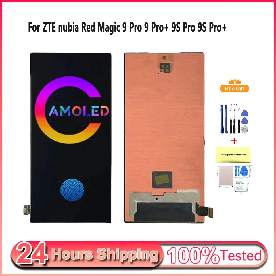 Replacement New Display for ZTE nubia RedMagic Red Magic 9 9S Pro Pro+ 120Hz AMOLED Touch Screen Digitizer Assembly OEM