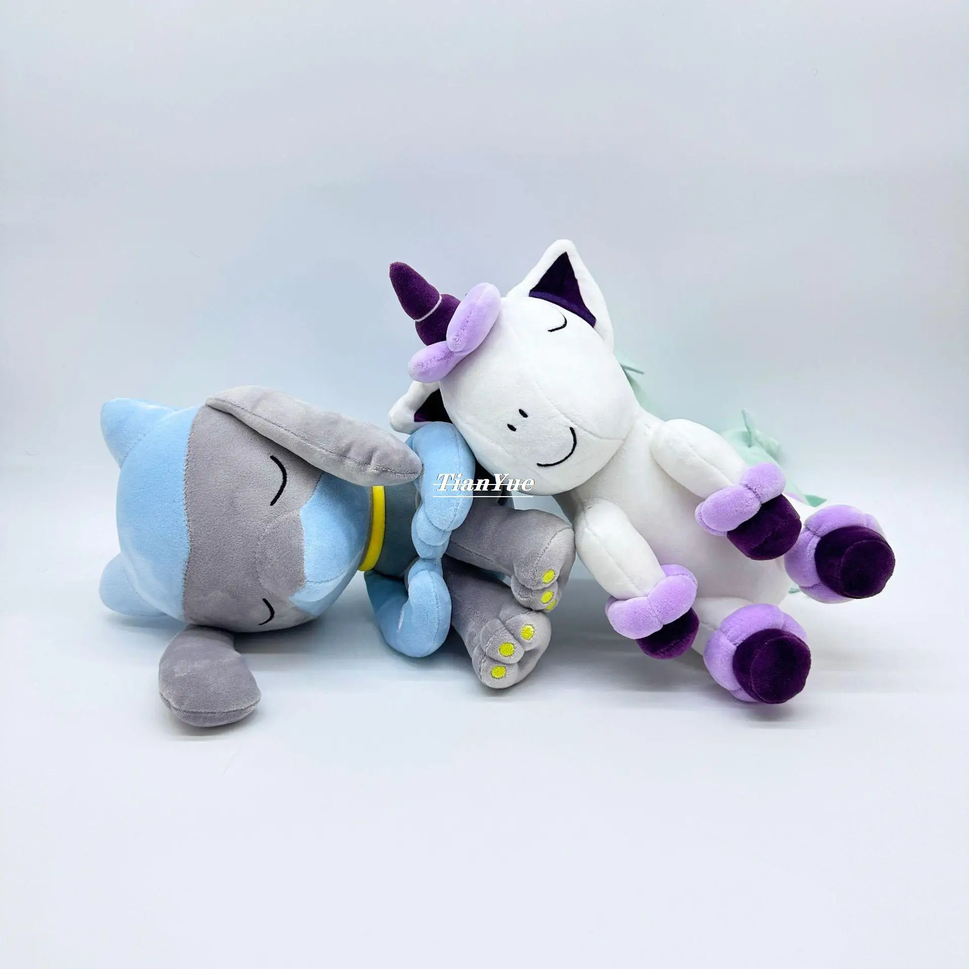 Cute Pokemon Sleeping doll Riolu Ponyta soft Stuffed Pussy Christmas Gift Toys for Christmas 29cm