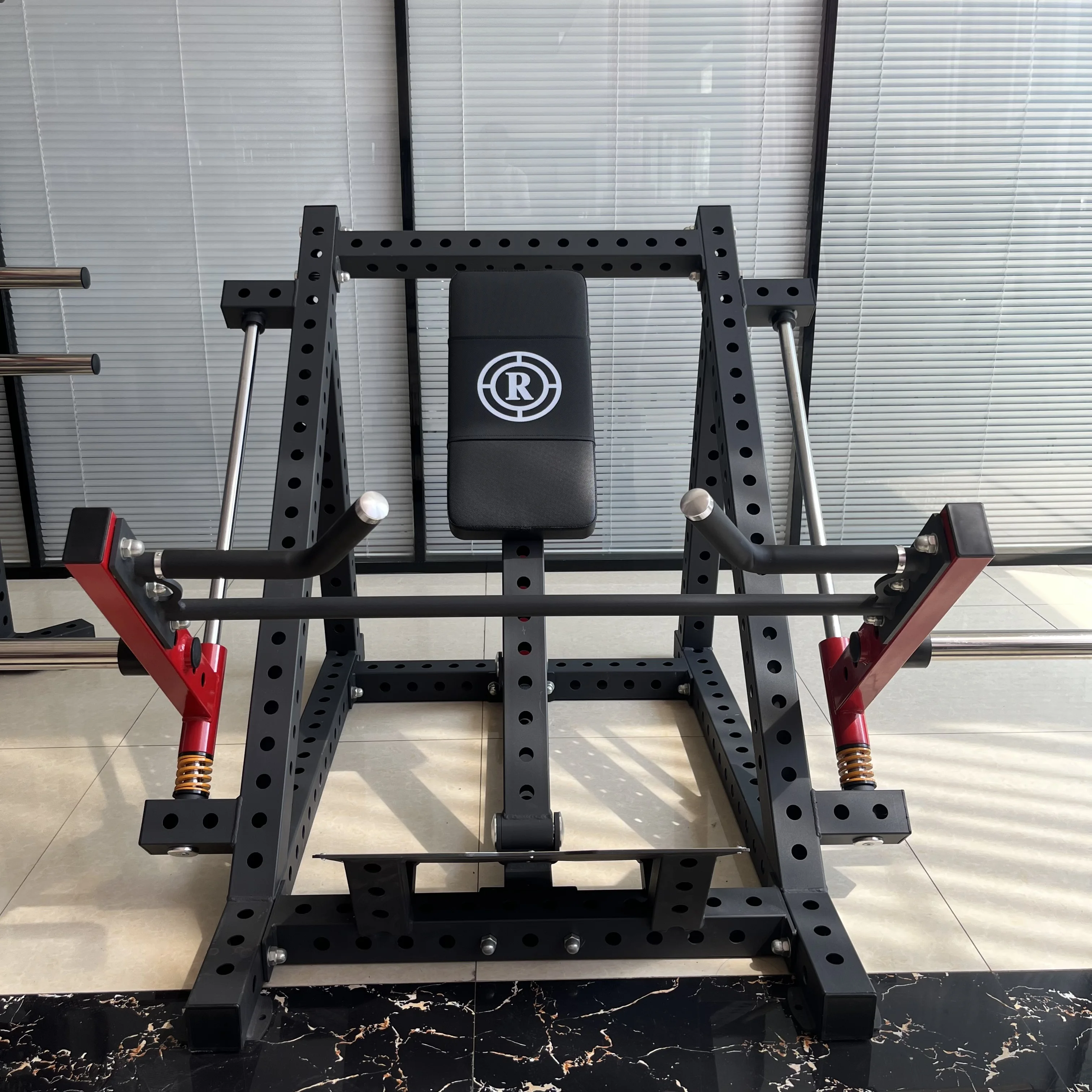 REYK Professional All-in-One Gym Equipment Double Track Rowing Pull-Back Strength Training Plate Loaded Fitness Equipment