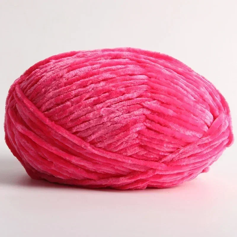 Soft Chenille Yarn 100g for Crafting Projects