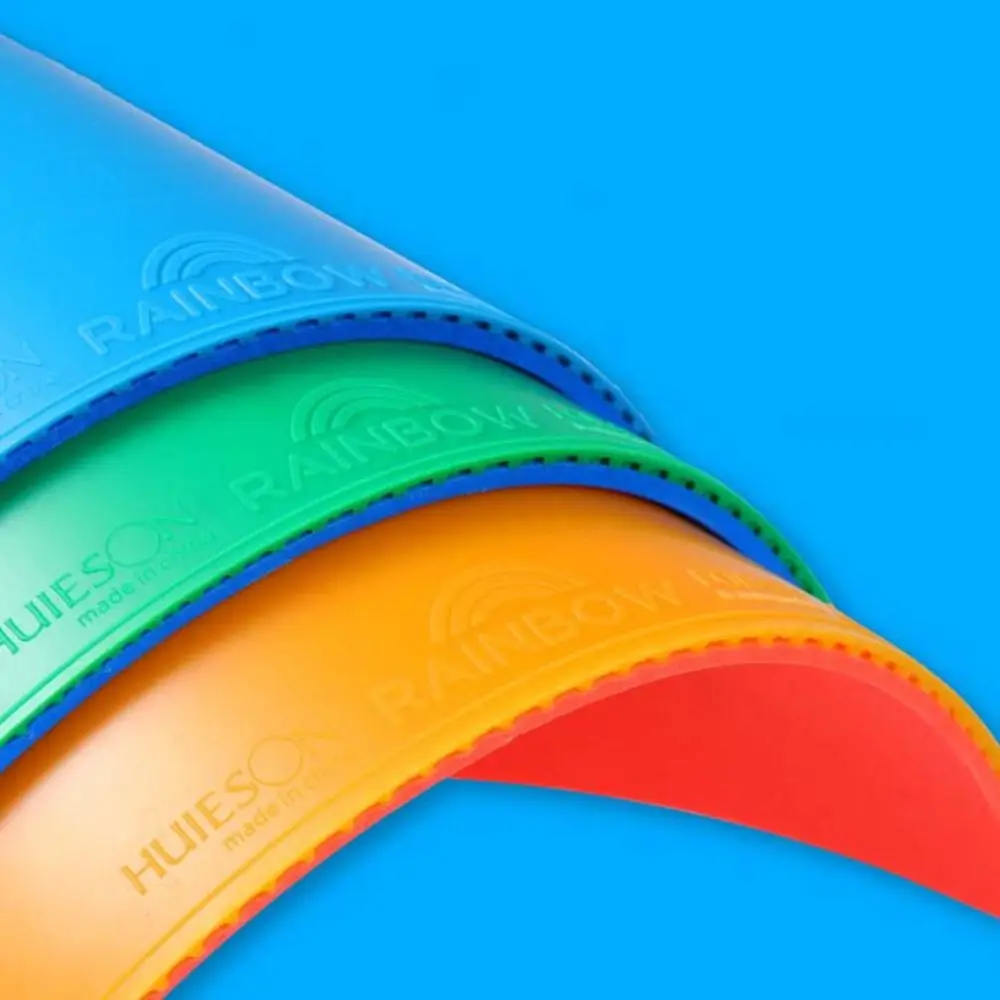 

High Speed Table Tennis Rubber Sheet Ultra Spin Quick Attack Ping Pong Rubber 5 Colors 2.0mm Table Tennis Rubber