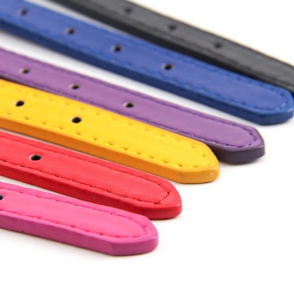 

Adjustable Dog Collars Bow Tie Design Pu Pet Collar For Small Medium Dogs Comfortable Easy Wear Outdoor Walking Rose Red