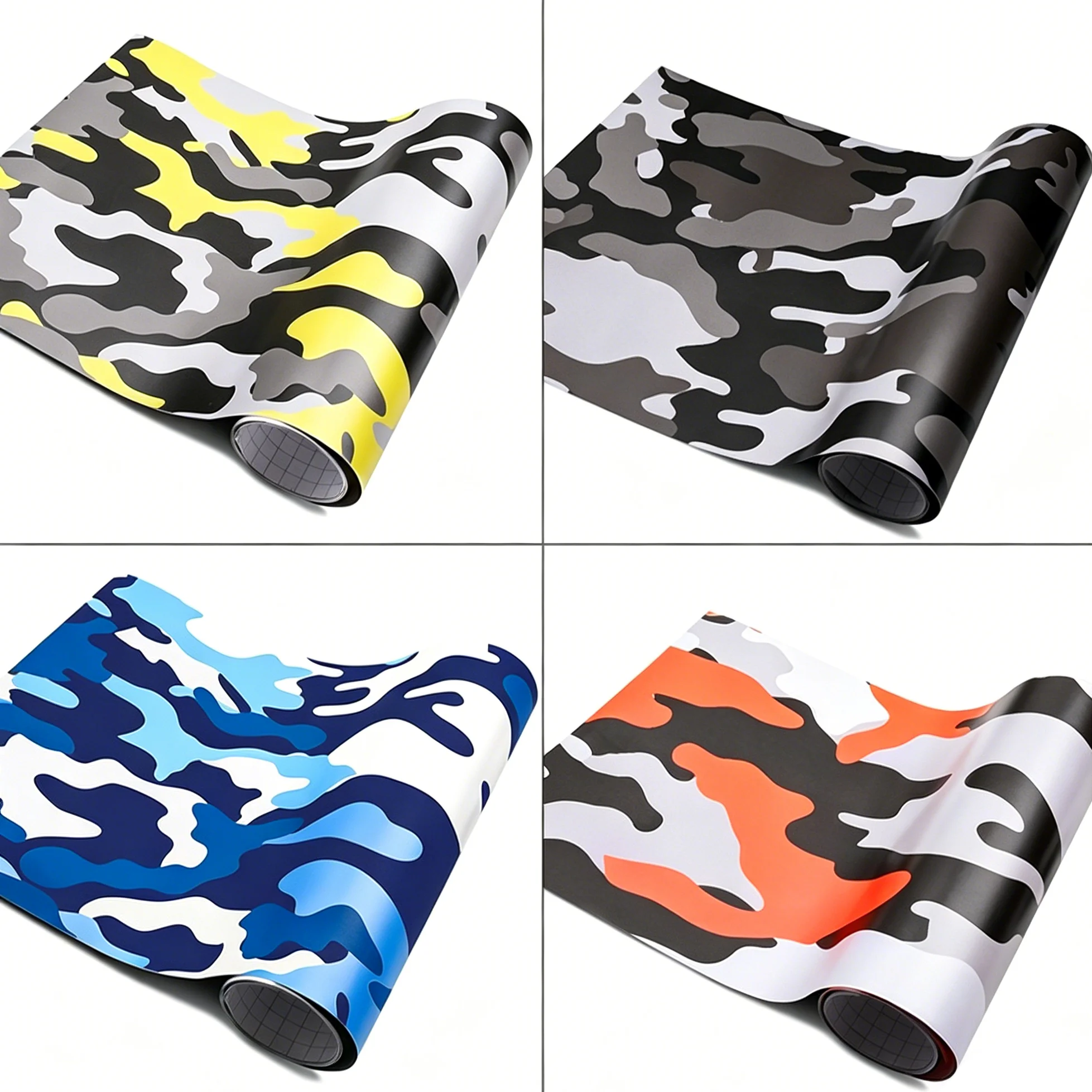 Digital Camouflage Vinyl Wrap Self Adhesive Car Sticker Film for Auto Motorcycle Bicycle Computer Laptop Decoration